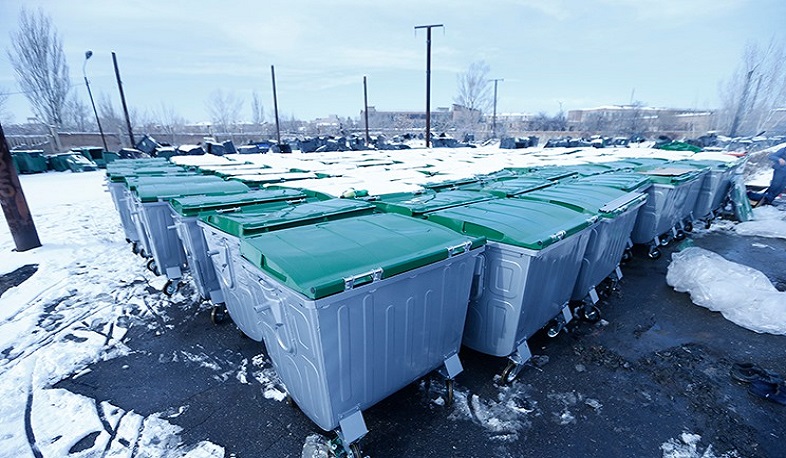 Երևանի քաղաքապետարանը 1000 նոր մետաղական աղբաման է ձեռք բերել