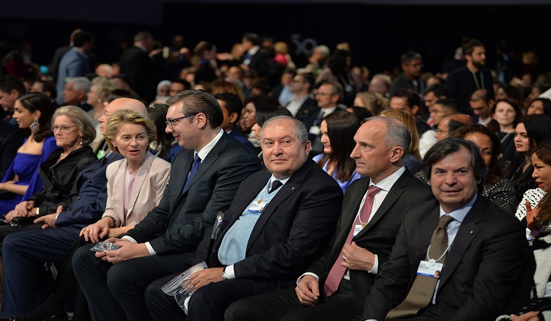 Արմեն Սարգսյանը մասնակցել է Դավոսի Համաշխարհային տնտեսական համաժողովի բացմանը