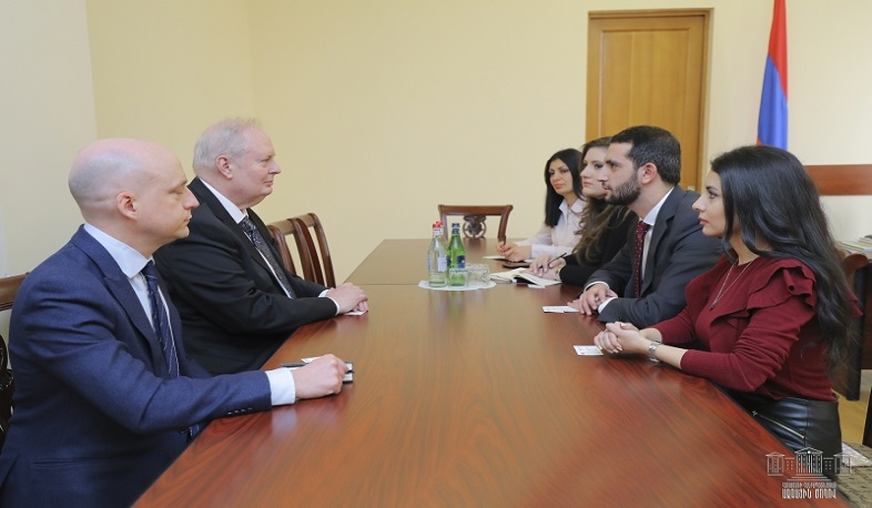 Ռուբեն Ռուբինյանն ընդունել է Մեծ Բրիտանիայի գործերի ժամանակավոր հավատարմատարին