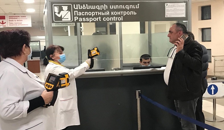 Չինաստանից Հայաստան ժամանած որևէ ուղևոր ջերմություն չի ունեցել