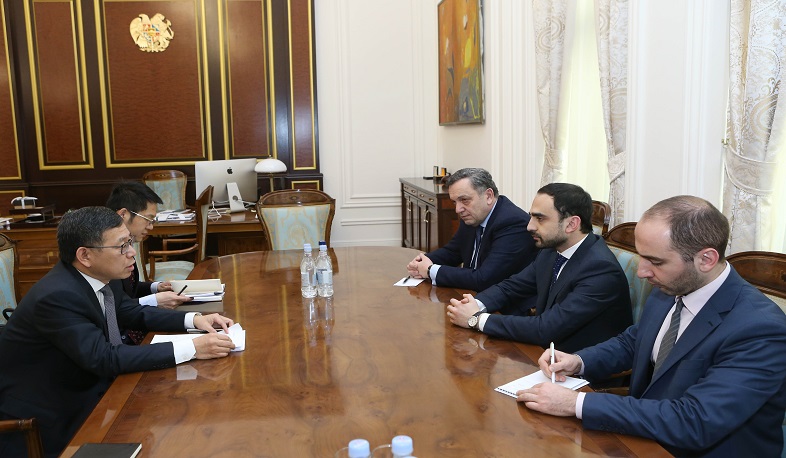 Կորոնավիրուսի դեմ պայքարի մանրամասները Չինաստանի դեսպանը ներկայացրել է Տիգրան Ավինյանին