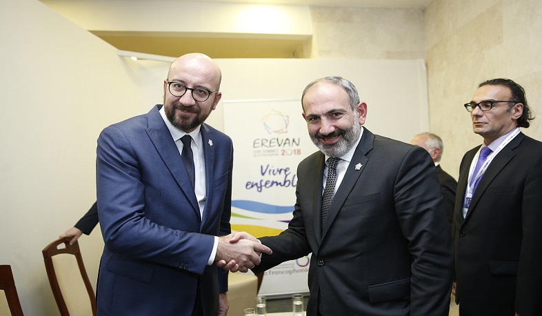 Վարչապետը հեռախոսազրույց է ունեցել ԵԽ նախագահ Շառլ Միշելի հետ