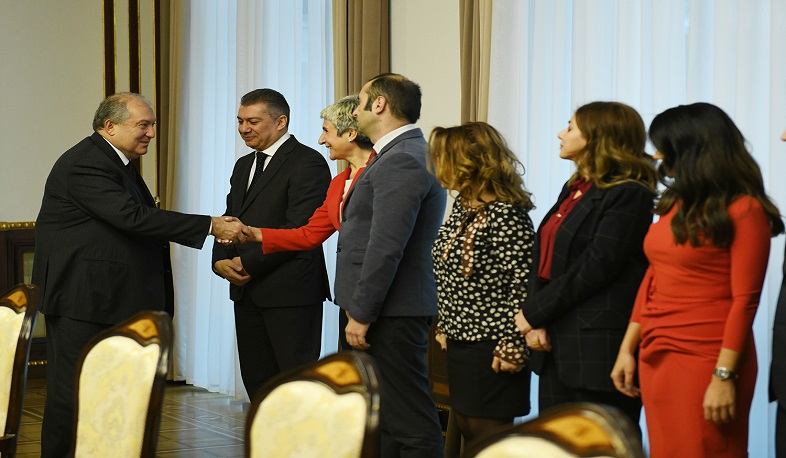 Արմեն Սարգսյանն ընդունել է Հայաստանում Ամերիկայի առևտրի պալատի ներկայացուցիչներին