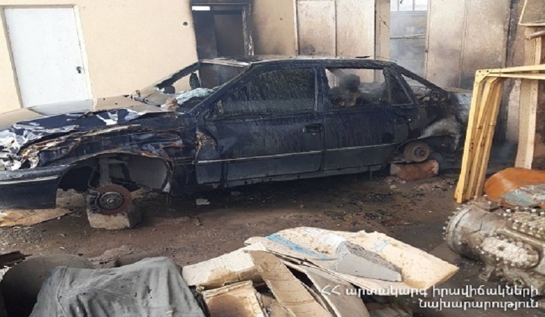 Արմավիրում մեքենա է այրվել, հրդեհը մարվել է. ԱԻՆ