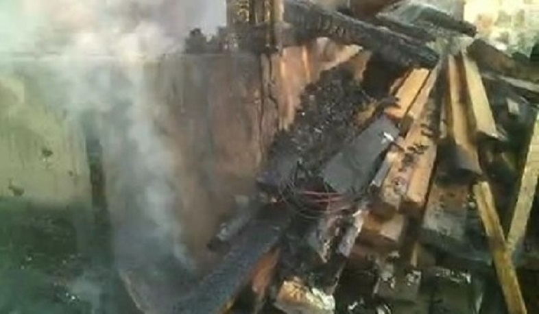 Հրդեհ՝ Ծովազարդ գյուղում