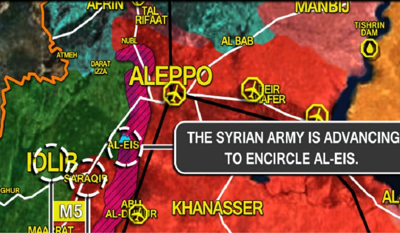 Ասադի բանակն ամողջովին վերահսկում է Հալեպ-Դամասկոս մայրուղին. Սիրիան այսօր