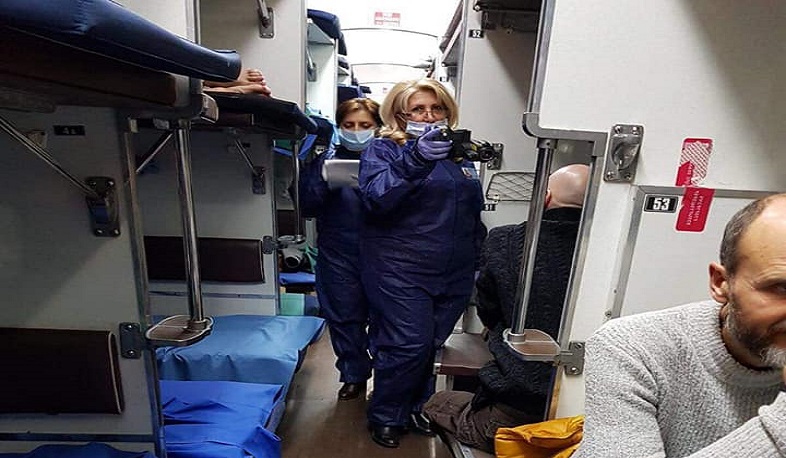 Այրում-Ջիլիզա. կորոնավիրուսի ներթափանցումը կանխելու հսկողական աշխատանքներ գնացքներում