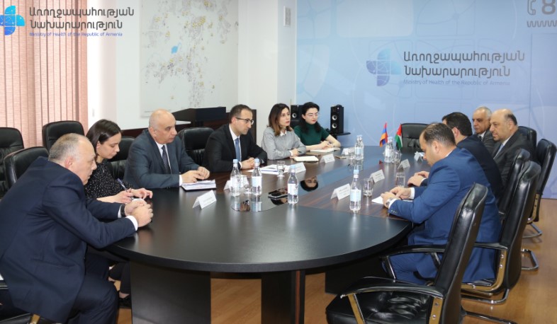Արսեն Թորոսյանը հանդիպել է Հորդանանի առողջապահական ապահովագրության ներկայացուցիչների հետ