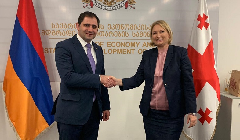 Սուրեն Պապիկյանը Վրաստանի էկոնոմիկայի նախարարի հետ քննարկել է էներգետիկ գործակցության ծրագրերը