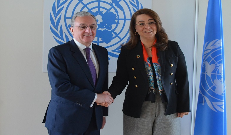 Զոհրաբ Մնացականյանը հանդիպել է ՄԱԿ-ի գլխավոր քարտուղարի տեղակալի հետ