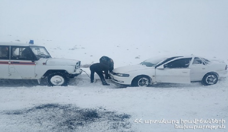 Ճամբարակի լեռնանցքի հատվածում արգելափակված է 30 տրանսպորտային միջոց. ԱԻՆ