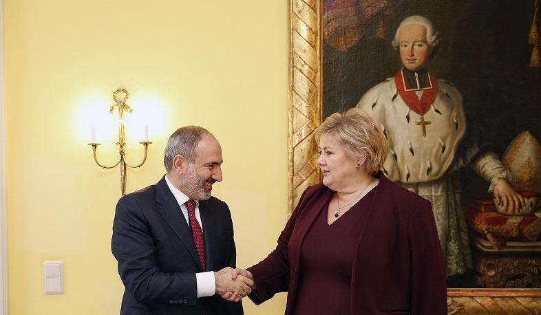 Նիկոլ Փաշինյանը հանդիպեց Նորվեգիայի վարչապետի և Լիբանանի փոխվարչապետի հետ