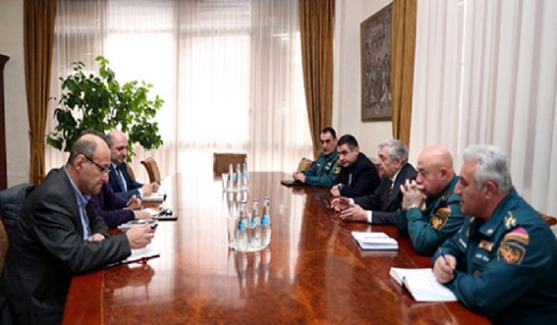 ԱԻ նախարարն ընդունել է ԱՏՁՄ տնօրեն Կարեն Վարդանյանին