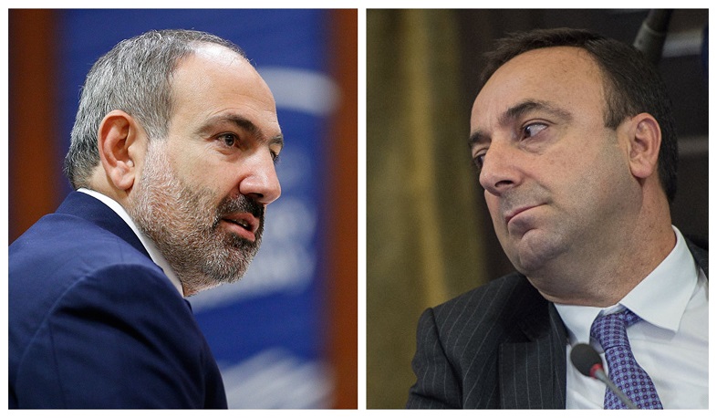 Հրայր Թովմասյանը դատի է տվել վարչապետ Նիկոլ Փաշինյանին