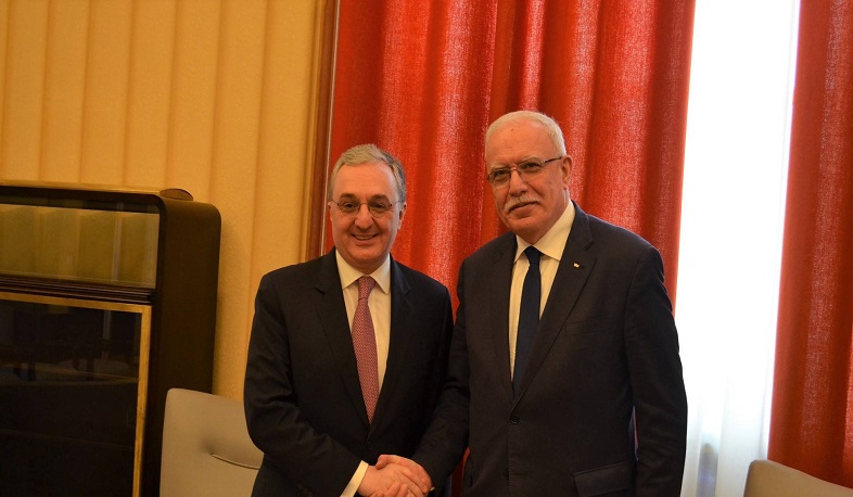 ՀՀ և Պաղեստինի ԱԳ նախարարներն ընդգծել են երկկողմ հարաբերություններին նոր թափ հաղորդելու անհրաժեշտությունը