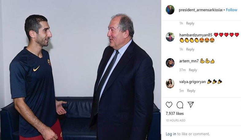 Աչքդ լույս, սիրելի Հենրիխ. Հայաստանի նախագահը շնորհավորել է Մխիթարյանին