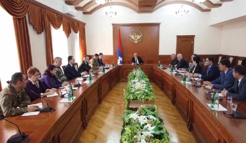 Արցախի նախագահը կորոնավիրուսի կանխարգելման հարցով խորհրդակցություն է հրավիրել