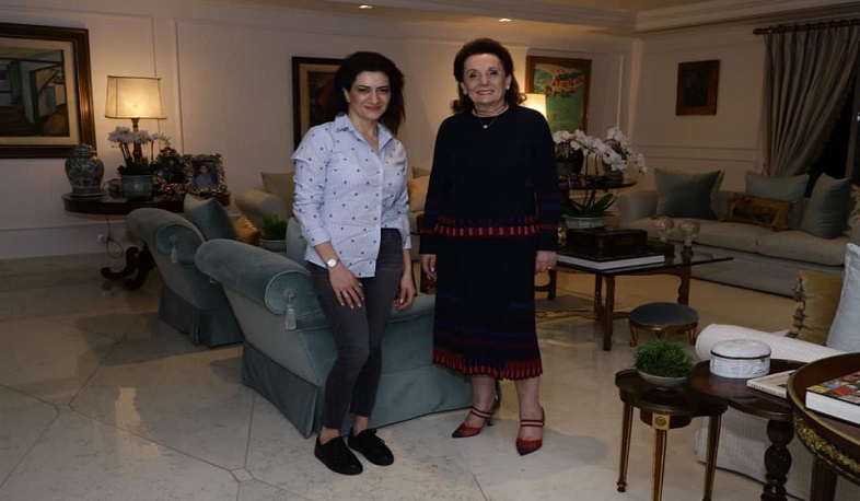 Աննա Հակոբյանը Սան Պաուլոյում հյուրընկալվել է հայազգի բարերար Հիլդա Տիրուհի Բուրմայանի տանը