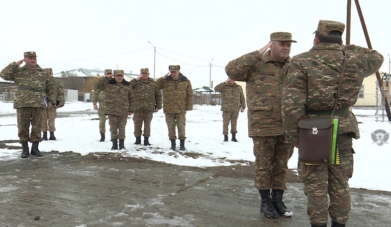 ՀՀ ԶՈՒ գլխավոր շտաբի պետն այցելել է հյուսիսարևմտյան ուղղության զորամասեր