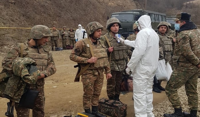 Մարտական հերթափոխի մեկնող զինծառայողները պարտադիր բուժզննում են անցնում