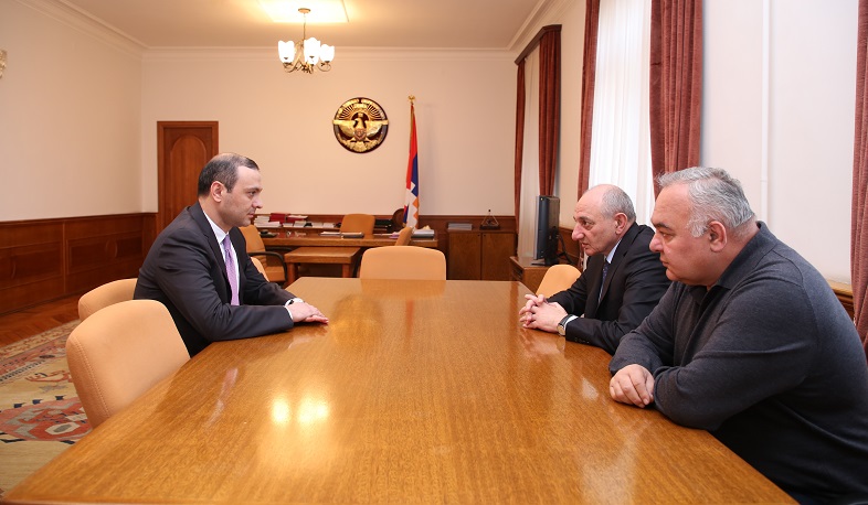 Արմեն Գրիգորյանը հանդիպել է նախագահ Բակո Սահակյանի հետ