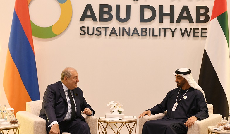 Արմեն Սարգսյանը հեռախոսազրույց է ունեցել Աբու Դաբիի թագաժառանգի հետ