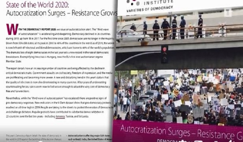 Տնտեսական ազատության ցուցիչի զեկույցում 2020-ին Հայաստանի տնտեսությունը գնահատվել է հիմնականում ազատ