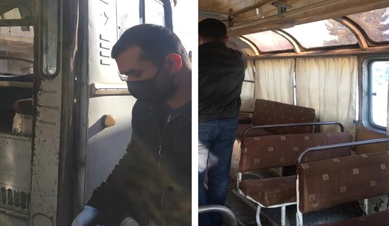 ԱԱՏՄ կենտրոնները շարունակում են դիտարկել մարզային տրանսպորտի ախտահանումը