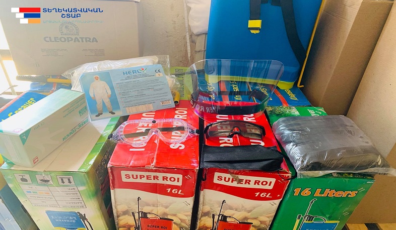 Բժշկական պարագաներ Արցախի առողջապահության նախարարության համար