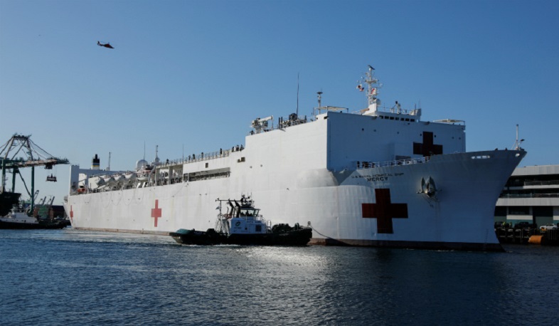 ԱՄՆ նավատորմի լողացող հիվանդանոցը ժամանել է Լոս Անջելես. INTERFAX