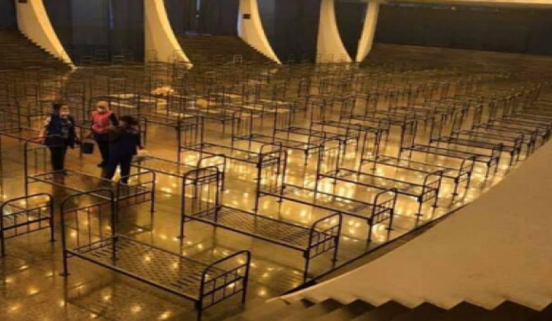 Մահճակալներ են նախատեսվում ոչ միայն Կարեն Դեմիրճյանի անվան մարզահամերգային համալիրի նախասրահում․ Թորոսյան