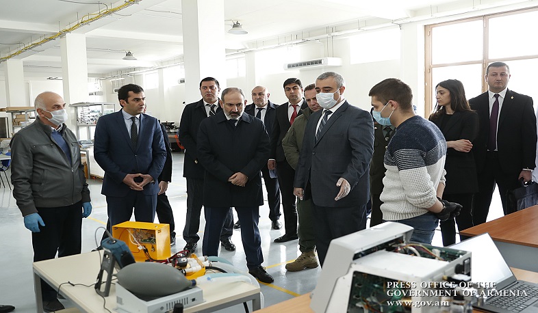 Վարչապետը ծանոթացել է թոքերի արհեստական շնչառության սարքերի վերանորոգման աշխատանքներին