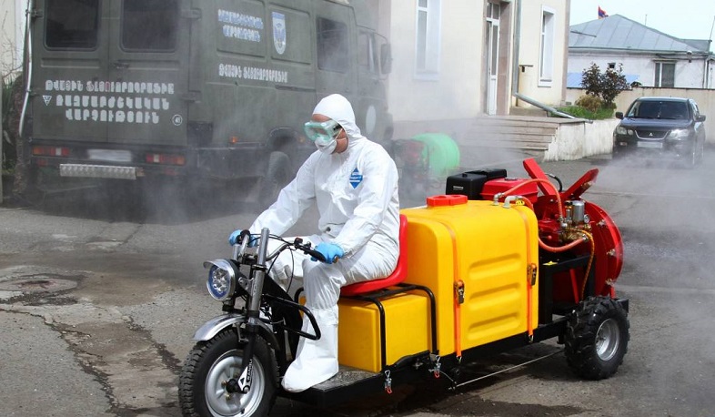 Արցախի բանակի բուժծառայությանն են փոխանցվել ախտահանիչ մեքենայացված սարքավորումներ