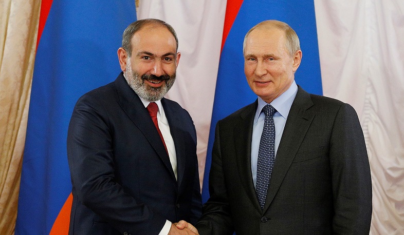 Վարչապետ Փաշինյանը հեռախոսազրույց է ունեցել Վլադիմիր Պուտինի հետ