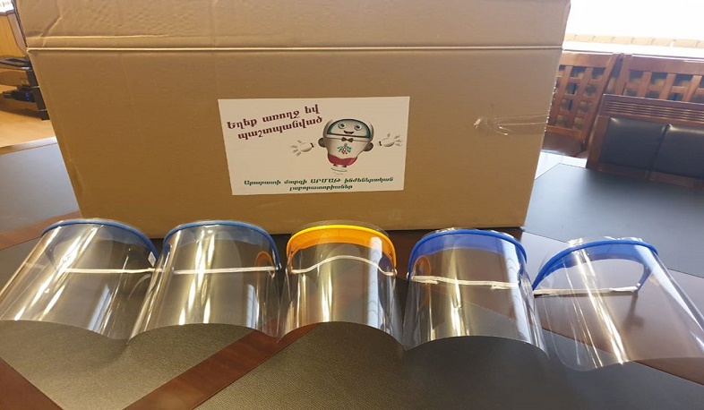Եռաչափ տպիչով պատրաստված 80 պաշտպանիչ դիմավահան՝ Արարատի մարզի բուժաշխատողներին