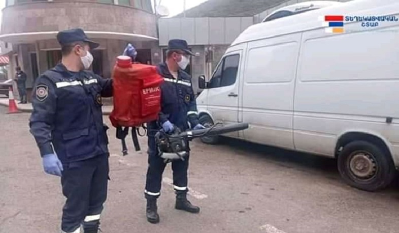 Արցախի հսկիչ-անցակետերում 3 օրում ախտահանվել է 429 ավտոմեքենա