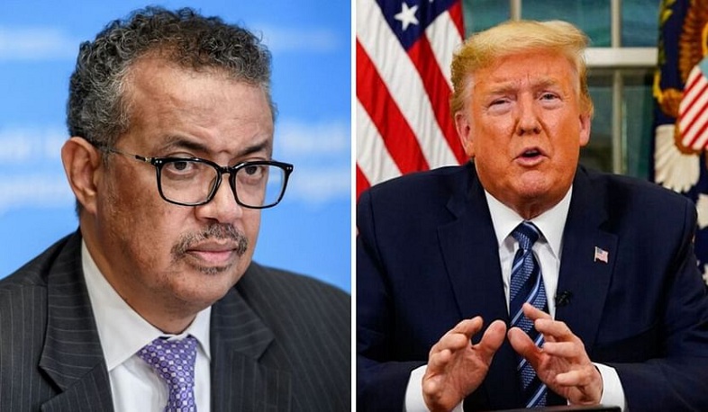 ԱՄՆ նախագահի ու ԱՀԿ-ի ղեկավարի լեզվակռիվը շարունակվում է. Euronews