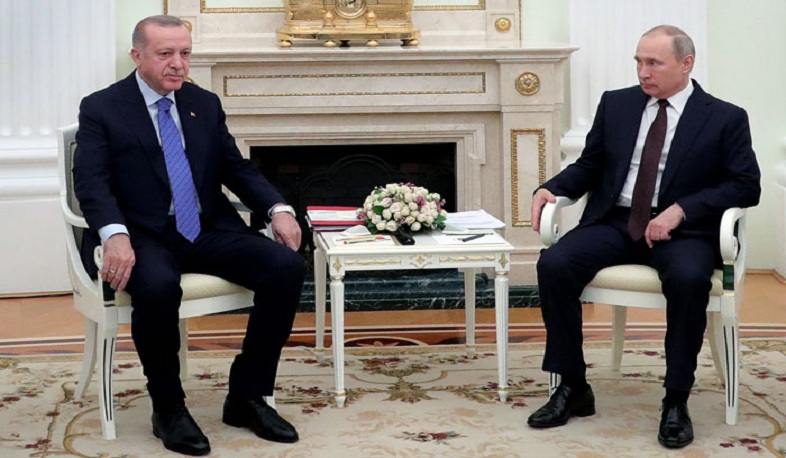 Պուտինն ու Էրդողանը կարծիքներ են փոխանակել Սիրիայի հիմնահարցի վերաբերյալ. РИА Новости