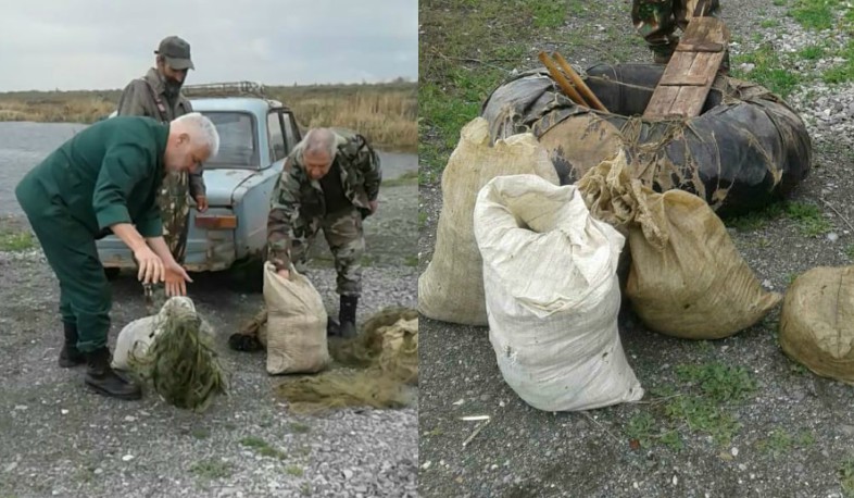 Ձկնագողության երկու դեպքով առգրավվել են 850 մետր ձկնորսական դնովի ցանցեր