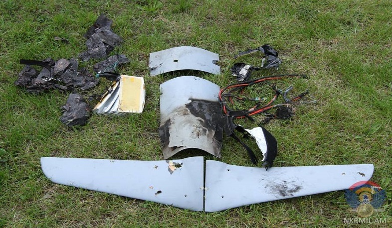Արցախի ՊԲ-ն ներկայացրել է խոցված անօդաչու թռչող սարքի մնացորդների լուսանկարները