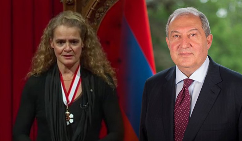 Արմեն Սարգսյանի պատասխան նամակը Կանադայի գեներալ-նահանգապետ Ժուլի Պայետին