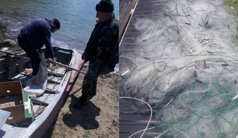 Արարատի մարզի Ազատի ջրամբարում առգրավվել են ձկնորսական ցանցեր