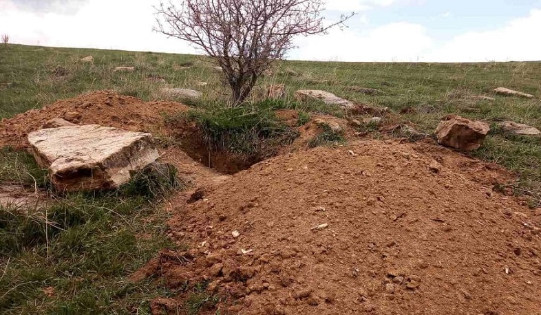 Գանձագողություն Վայոց Ձորի Մարտիրոս գյուղի հուշարձանի տարածքում