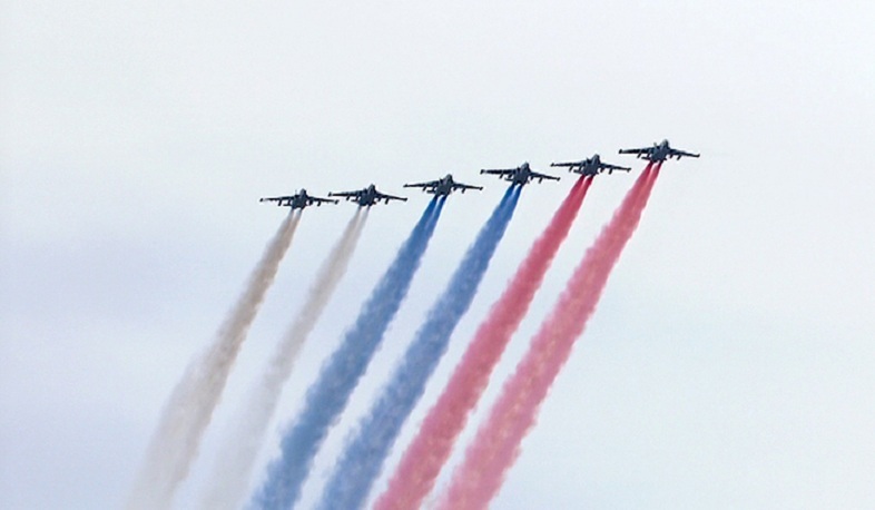 Մոսկվայում կազմակերպվել է օդային շքերթ. РИА Новости