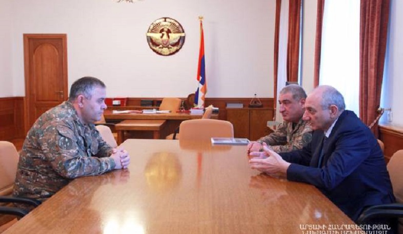 Բակո Սահակյանն ընդունել է ՀՀ ԶՈՒ ԳՇ պետին