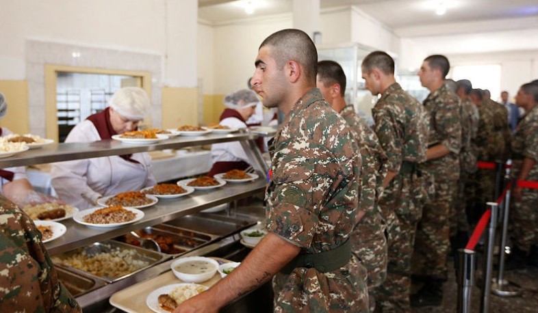 Եվս մեկ զորամաս անցել է սննդի մատակարարման նոր ձևաչափին