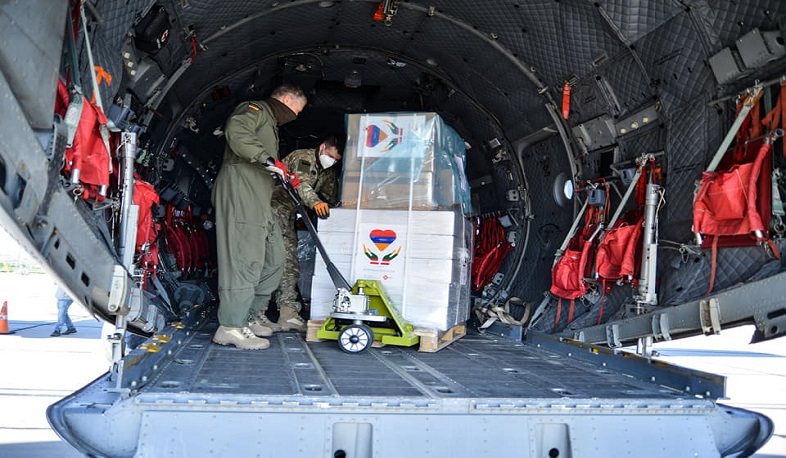 Լիտվական ռազմական օդանավով Հայաստան բերված 10 600 պաշտպանիչ դիմավահանները կտրամադրվեն բժիշկներին