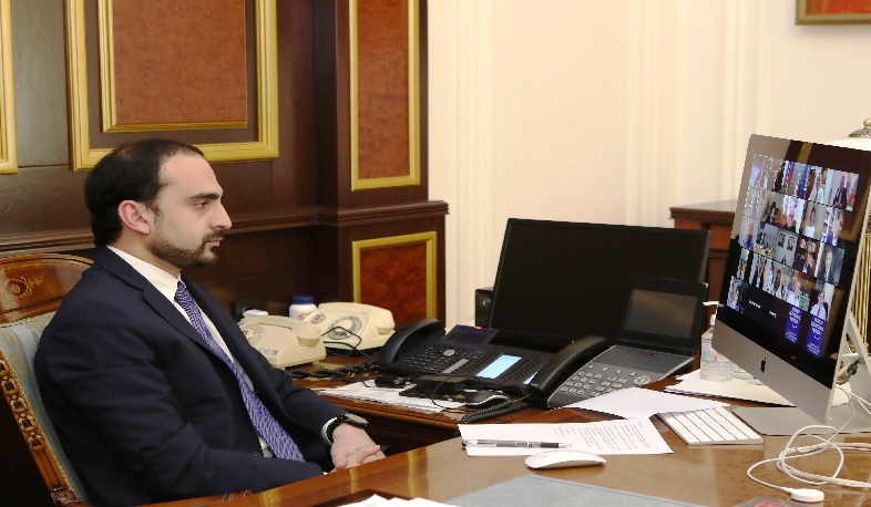 Tigran Avinyan participated in the online meeting of the World Economic Forum