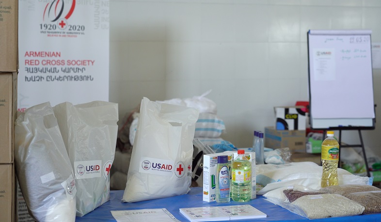 The US Government and the Armenian Red Cross support vulnerable families in the regions of Armenia