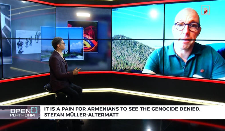 It is a pain for Armenians to see the Genocide denied, Stefan Müller-Altermatt